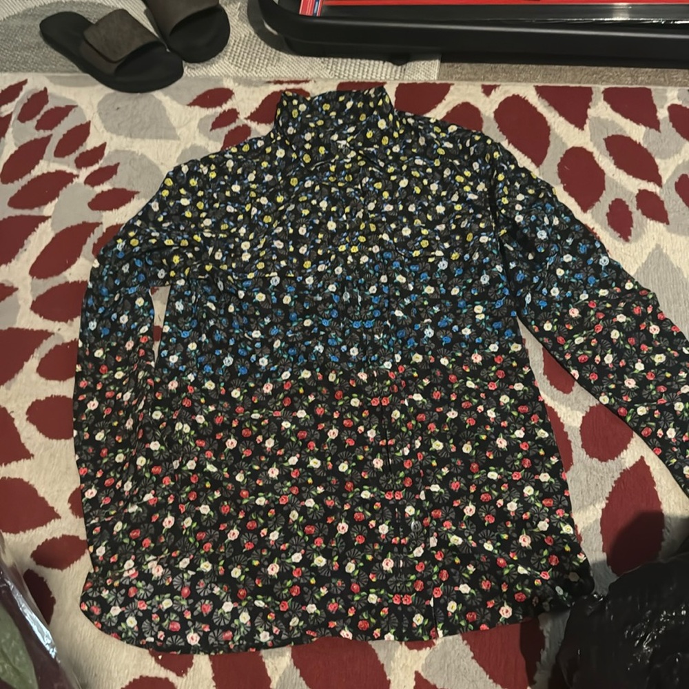 Equipment floral shirt